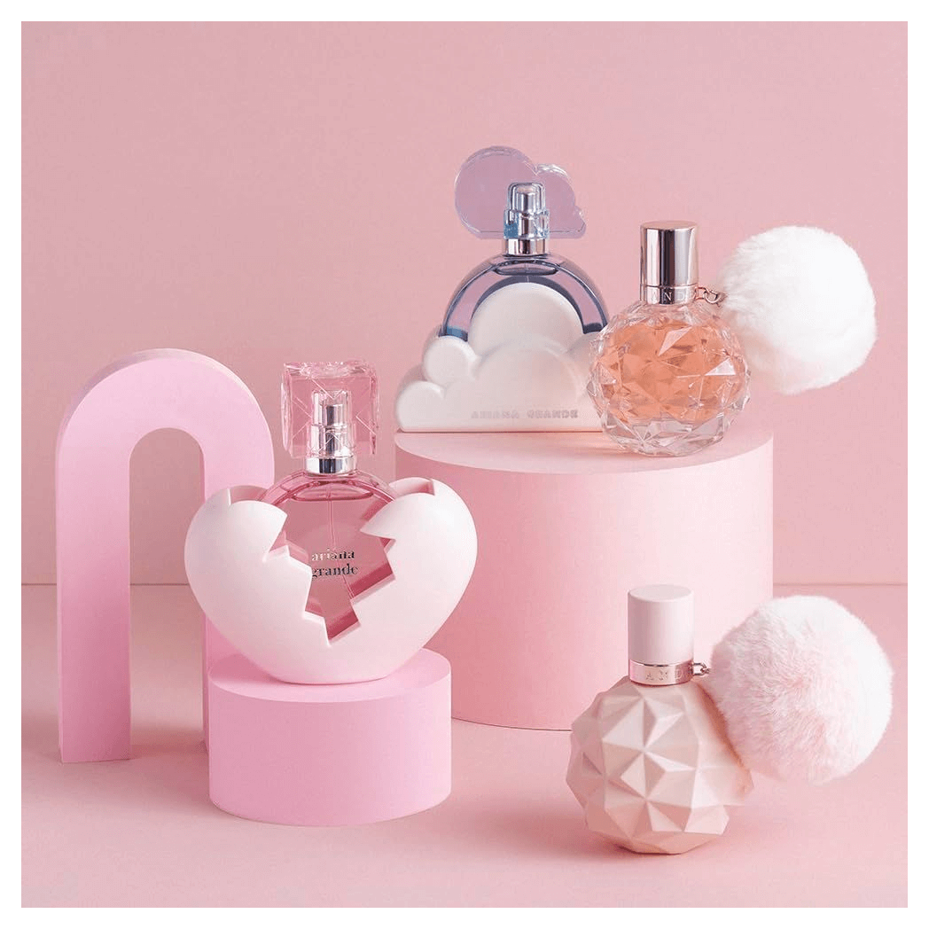 Ariana Grande Ari Eau De Parfum Spray 100ml - Sweet Glamour, Discover the playful notes of Ariana Grande Ari Eau De Parfum 100ml, featuring sparkling pear, raspberry, and floral heart notes for a delightful scent.